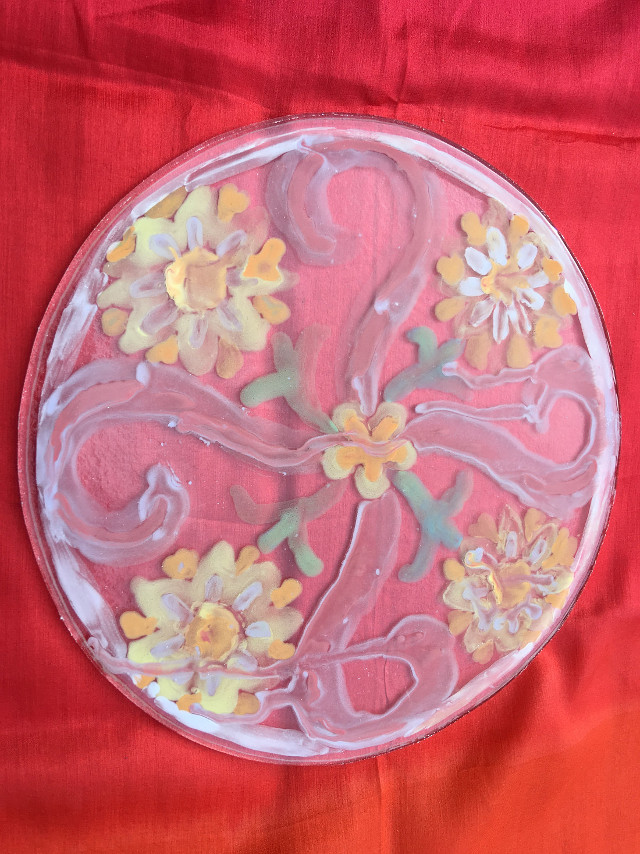 Mandala Glass Painting